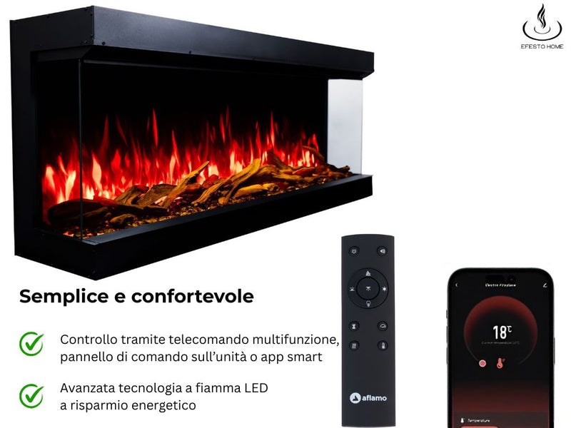 Aflamo Superb 3D – elektrischer Einbaukamin