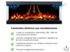Aflamo Superb 3D - caminetto elettrico da incasso