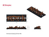 Dimplex legna decorativa 100 cm