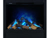 Dimplex Albany Multicolore - Caminetto elettrico a vapore da incasso con riscaldamento, modello frontale