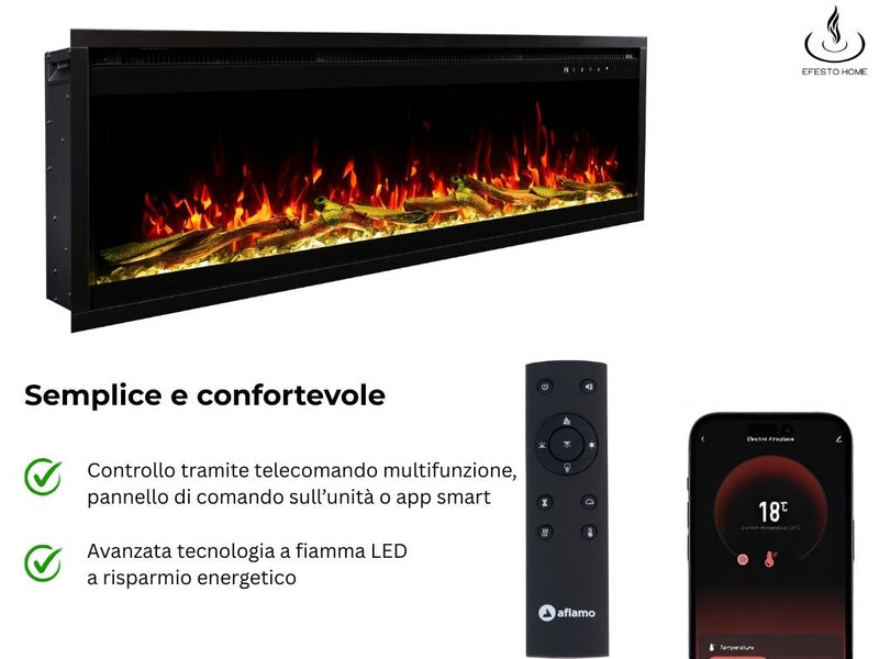 Aflamo Royal Pro -  Elektrokamin, Frontmodell