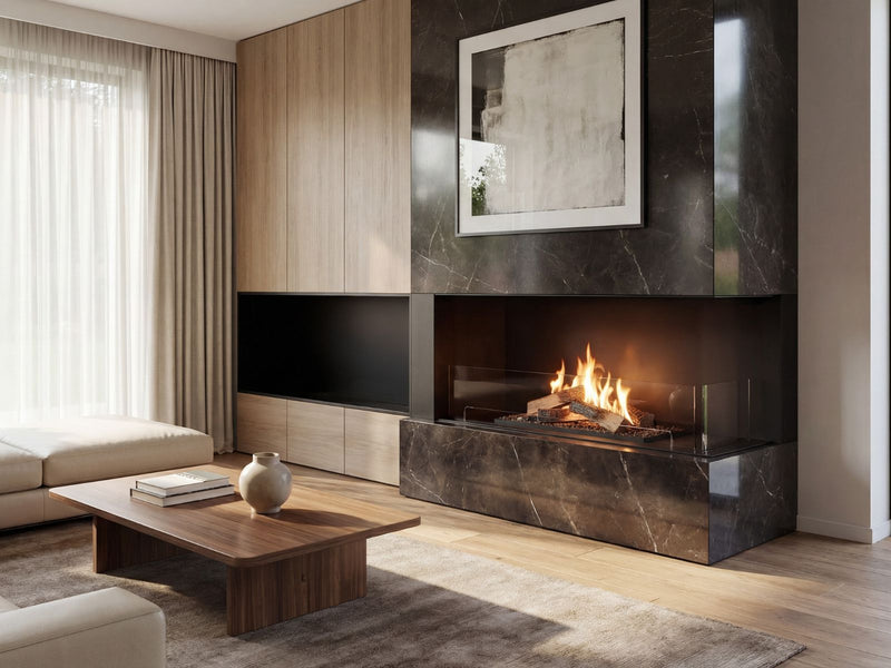 Planika Forma Flogs – Einbau-Bioethanol-Kamin mit automatischem Brenner FLOGS