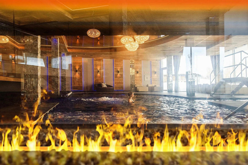 The Flame Fuoco Endless - bruciatore, effetto fiamme fredde senza limite, ad acqua nebulizzata - Efesto Home