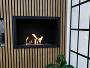 Efesto Frontale - Caminetto a bioetanolo con vista frontale, lunghezza 60 cm - Efesto Home