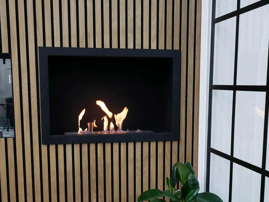 Efesto Frontale - Caminetto a bioetanolo con vista frontale, lunghezza 60 cm - Efesto Home