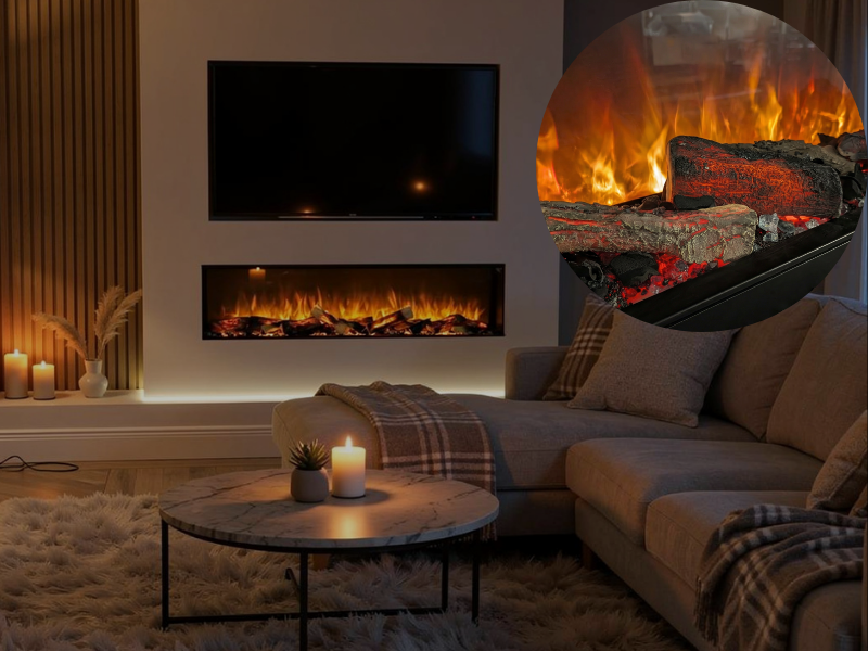 4. LED 3D-Feuer – Klassisch modern