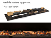 Planika Bifacciale - camino elettrico a vapore acqueo con vista bifacciale