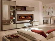 The Flame Movie Star da incasso -  caminetto a effetto fuoco con effetti 3D e legno decorativo - Efesto Home