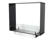 Efesto Bifacciale - Caminetto a bioetanolo con vista bifacciale, lunghezza 60 cm - Efesto Home