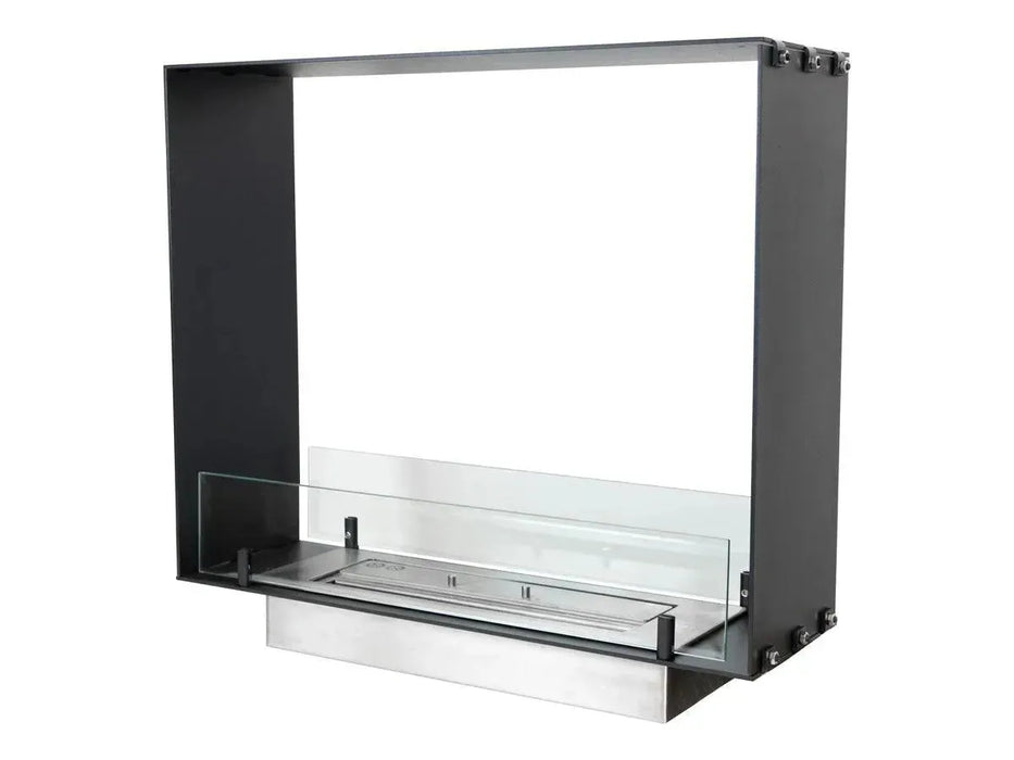 Efesto Bifacciale - Caminetto a bioetanolo con vista bifacciale, lunghezza 60 cm - Efesto Home