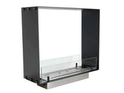 Efesto Bifacciale - Caminetto a bioetanolo con vista bifacciale, lunghezza 60 cm - Efesto Home