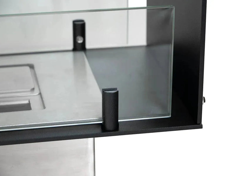 Efesto Bifacciale - Caminetto a bioetanolo con vista bifacciale, lunghezza 60 cm - Efesto Home