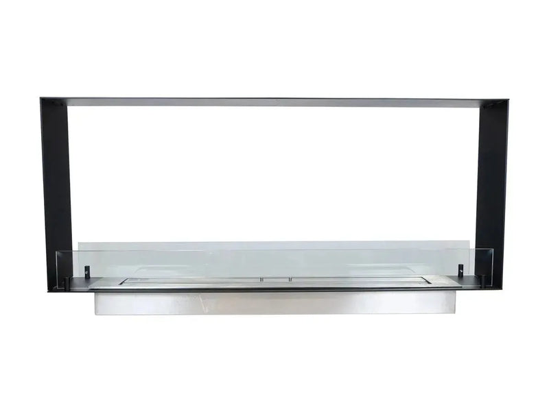 Efesto Bifacciale - Caminetto a bioetanolo con vista bifacciale, in varie misure, lunghezza 120 cm - Efesto Home