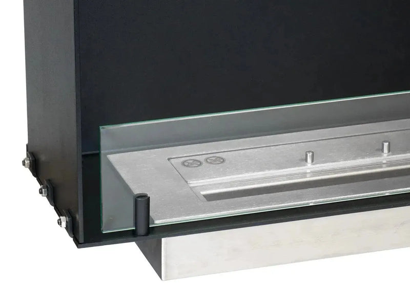 Efesto Frontale - Caminetto a bioetanolo con vista frontale, lunghezza 60 cm - Efesto Home