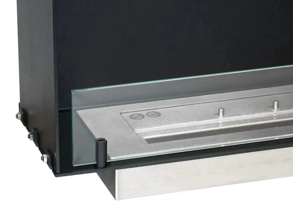 Efesto Frontale - Caminetto a bioetanolo con vista frontale, lunghezza 60 cm - Efesto Home