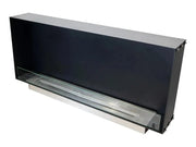 Efesto Frontale - Caminetto a bioetanolo con vista frontale, lunghezza 140 cm - Efesto Home