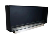 Efesto Frontale - Caminetto a bioetanolo con vista frontale, lunghezza 140 cm - Efesto Home