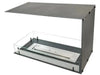 Efesto Forma U - Caminetto a bioetanolo con vista su tre lati, lunghezza 80 cm - Efesto Home