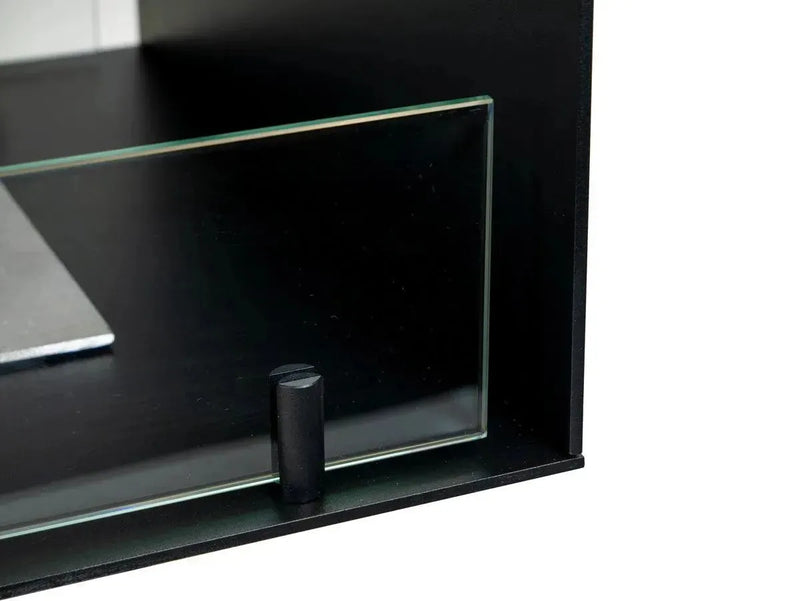 Efesto Forma U - Caminetto a bioetanolo con vista su tre lati, lunghezza 100 cm - Efesto Home