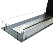 Efesto Forma U - Caminetto a bioetanolo con vista su tre lati, lunghezza 120 cm - Efesto Home