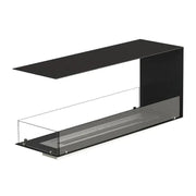 Efesto Forma U - Caminetto a bioetanolo con vista su tre lati, lunghezza 110 cm - Efesto Home