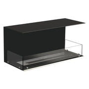 Efesto Forma C - Caminetto a bioetanolo con vista su tre lati, lunghezza 100 cm - Efesto Home