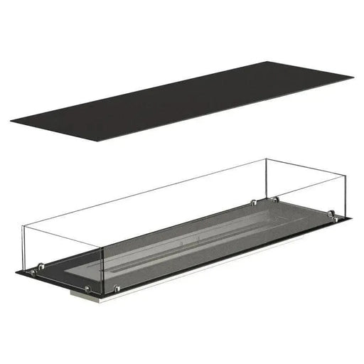 Efesto Isola - Caminetto a bioetanolo con vista su 4 lati, lunghezza 120 cm - Efesto Home