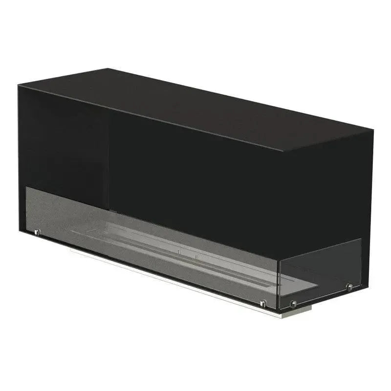 Efesto Angolo - Caminetto a bioetanolo per angolo sinistro o destro, lunghezza 120 cm - Efesto Home