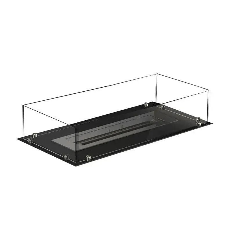 Efesto Incasso - Caminetto a bioetanolo da incasso, lunghezza 80 cm - Efesto Home