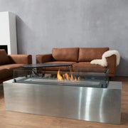 Efesto Incasso - Caminetto a bioetanolo da incasso, lunghezza 120 cm - Efesto Home