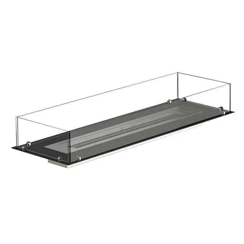 Efesto Incasso - Caminetto a bioetanolo da incasso, lunghezza 120 cm - Efesto Home