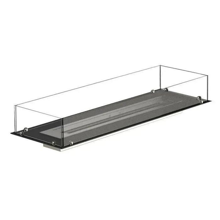 Efesto Incasso - Caminetto a bioetanolo da incasso, lunghezza 120 cm - Efesto Home