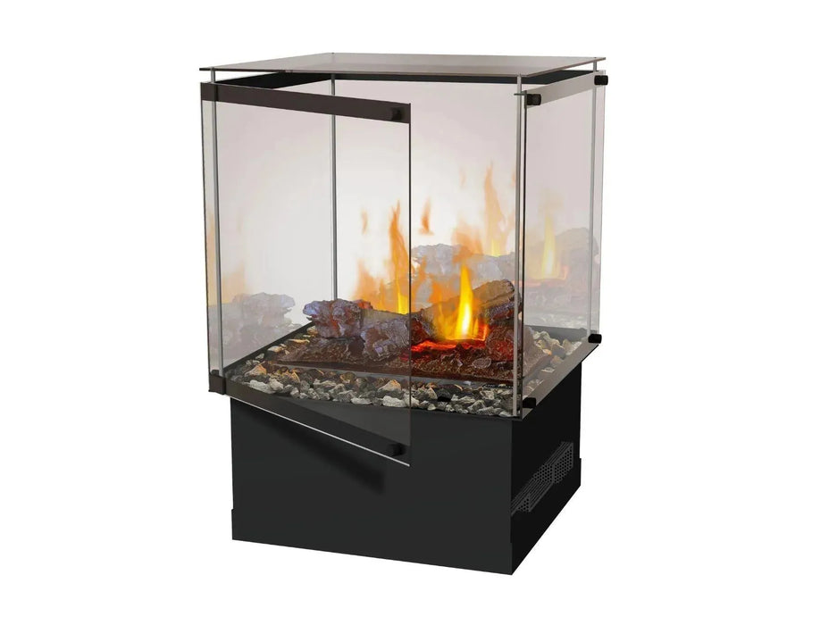 The Flame Cube  - caminetto quadrato da incasso ad acqua nebulizzata - Efesto Home