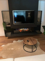 Kalfire E-one 160S - caminetto elettrico da incasso, modello trifacciale