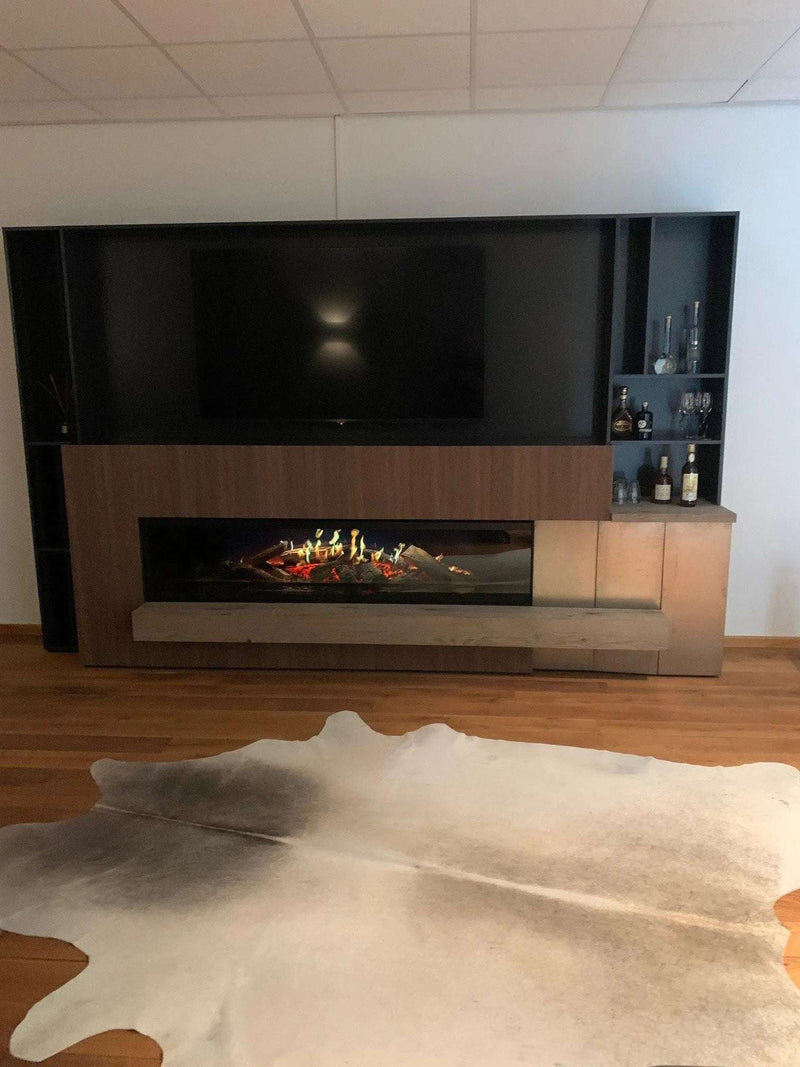 Kalfire E-one 190F - caminetto elettrico da incasso, modello frontale