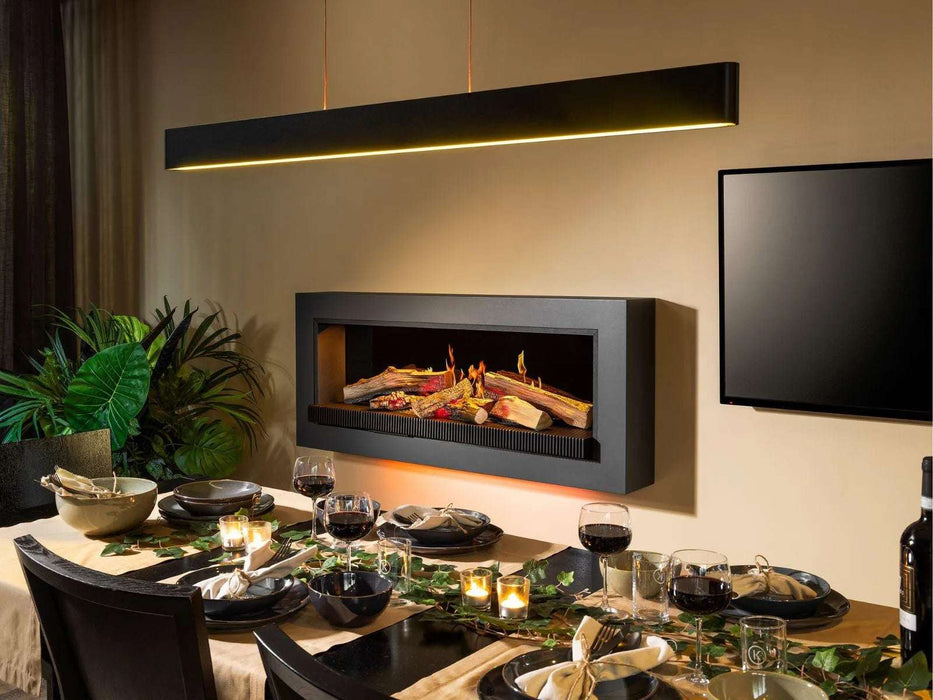 Kalfire E-Series 120 cm - caminetto elettrico con fiamma realistica