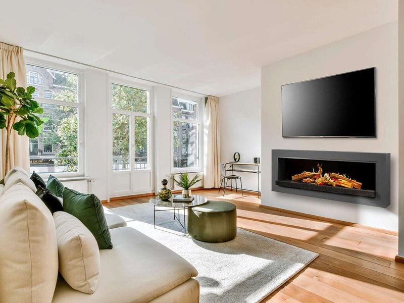 Kalfire E-Series 147 cm - caminetto elettrico con fiamma realistica