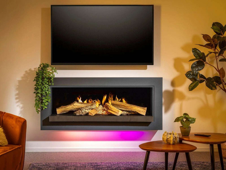 Kalfire E-Series 120 cm - caminetto elettrico con fiamma realistica