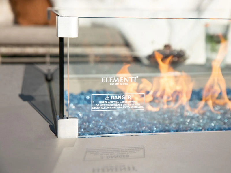 Elements Lucerne - Feuertisch mit Gasfeuerstelle