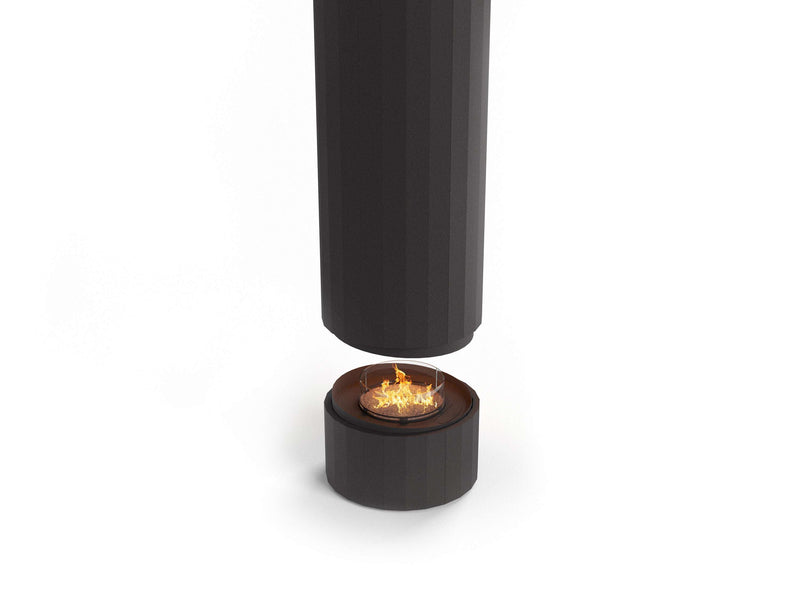 Planika Pillar - caminetto a bioetanolo con bruciatore automatico