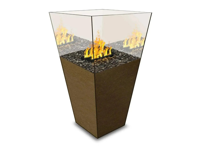 The Flame Vase - Vaso con bruciatore, effetto fiamme fredde, ad acqua nebulizzata - Efesto Home