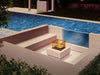 The Flame Cube  - caminetto quadrato da incasso ad acqua nebulizzata - Efesto Home