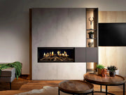 Kalfire E-one 100F - caminetto elettrico da incasso, modello frontale