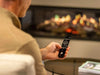 Kalfire E-one 100S - caminetto elettrico da incasso, modello trifacciale