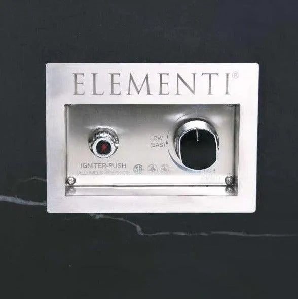 Elementi Varna – Tisch mit Gasfeuerstelle