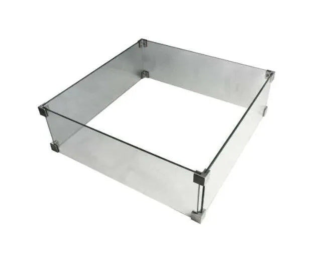 Elementi quadratisches Glas für Windschutz 56 x 56 cm