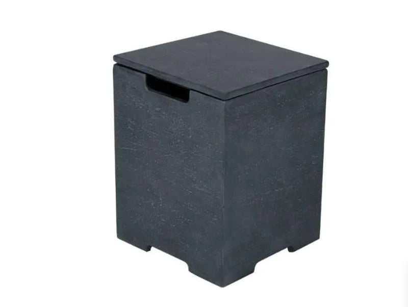 Elemente Schwarzer Gasflaschenschrank (Schiefer-Schwarz)