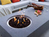 Elementi Metropolis tavolo con braciere a fuoco gas - Efesto Home