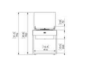 Ecosmart Pop 8L caminetto a bioetanolo - Efesto Home