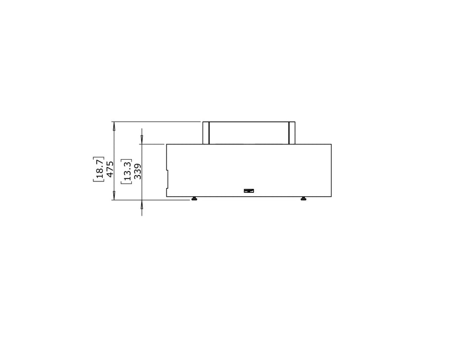 Ecosmart Ark 40 tavolo con braciere a bioetanolo - Efesto Home